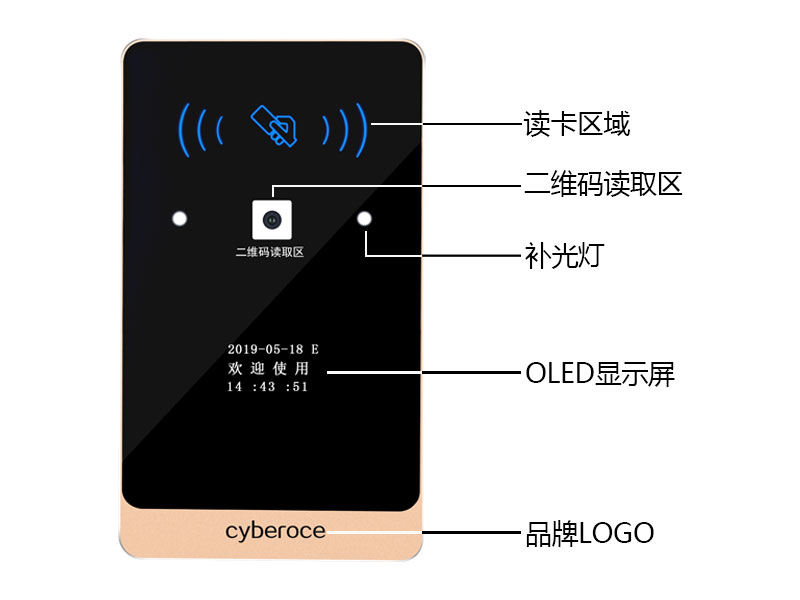 塞伯羅斯二維碼門(mén)禁一體機(jī)介紹